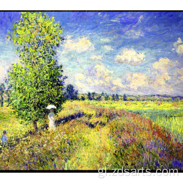 Pintura de famosa pintura Green Field Works